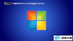 雨林木风Windows11 64位 游戏装机版 2021.08